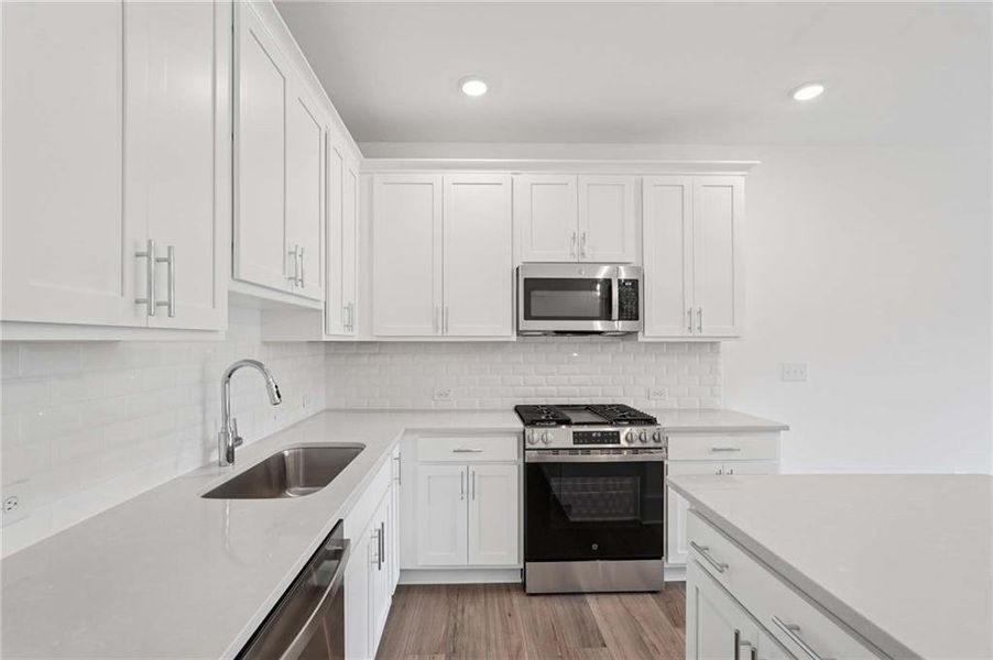 Furnished interior view inside a new home in Park Vue, Atlanta (Image 9). Furnished interior view inside a new home in Park Vue, Atlanta (Image 9).