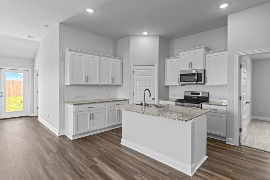 Furnished interior view inside a new home in River Ranch Trails, Dayton (Image 12). Furnished interior view inside a new home in River Ranch Trails, Dayton (Image 12).