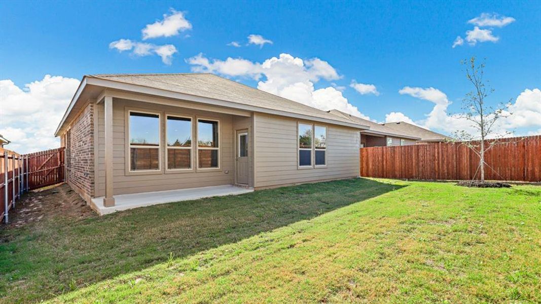 Rear Elevation - All Home and community information, including pricing, included features, terms, availability and amenities, are subject to change at any time without notice or obligation. All Drawings, pictures, photographs, video, square footages, floor plans, elevations, features, colors and sizes are approximate for illustration purposes only and will vary from the homes as built.