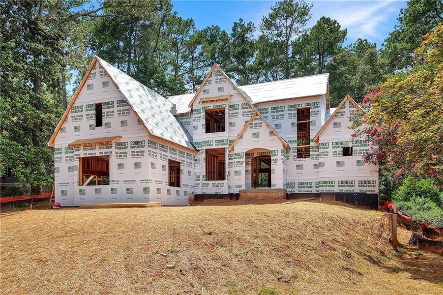 In-progress construction of a new home in , Atlanta, GA (Image 11).