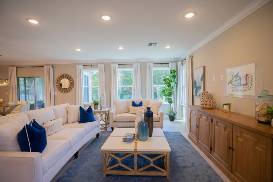 Representative furnished interior of a home built from the Miramar by Maronda Homes in Andover Ridge, Deland (Image 16).