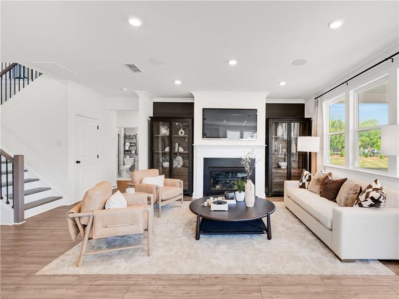 Furnished interior view inside a new home in Oakmead, Buford (Image 14).