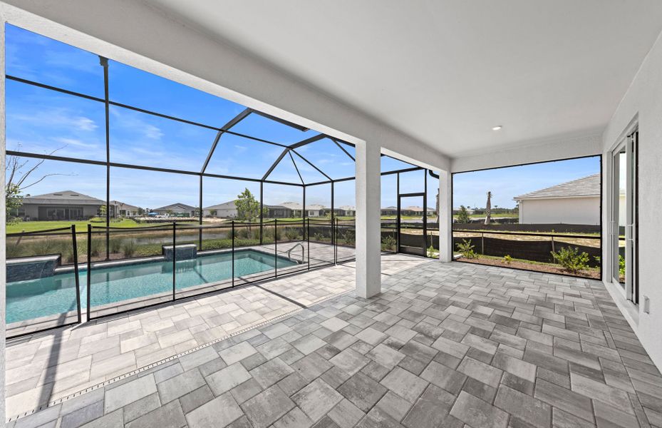 lanai, great for enjoying the Florida weather