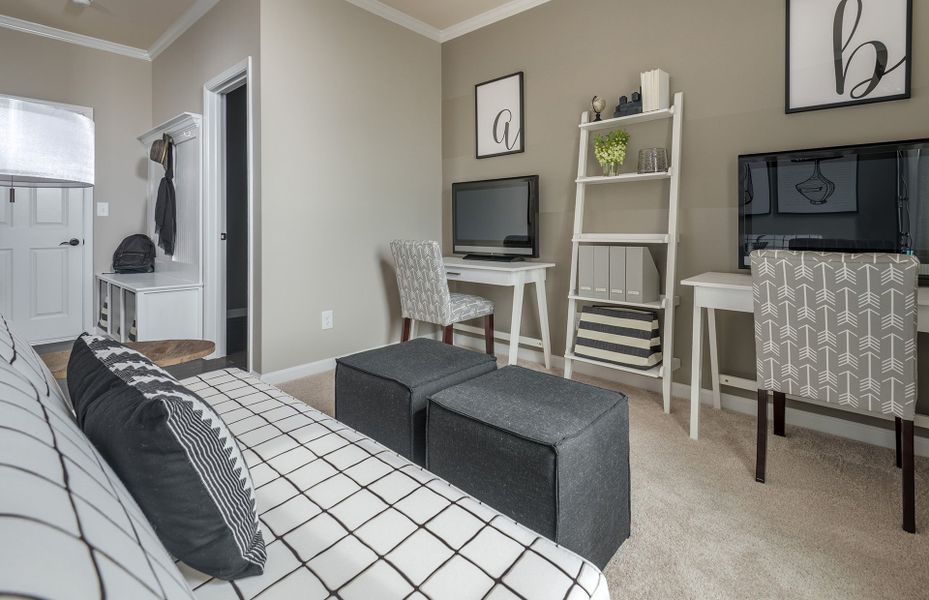Furnished interior view inside a new home in Riverstone, Monroe (Image 9). Furnished interior view inside a new home in Riverstone, Monroe (Image 9).