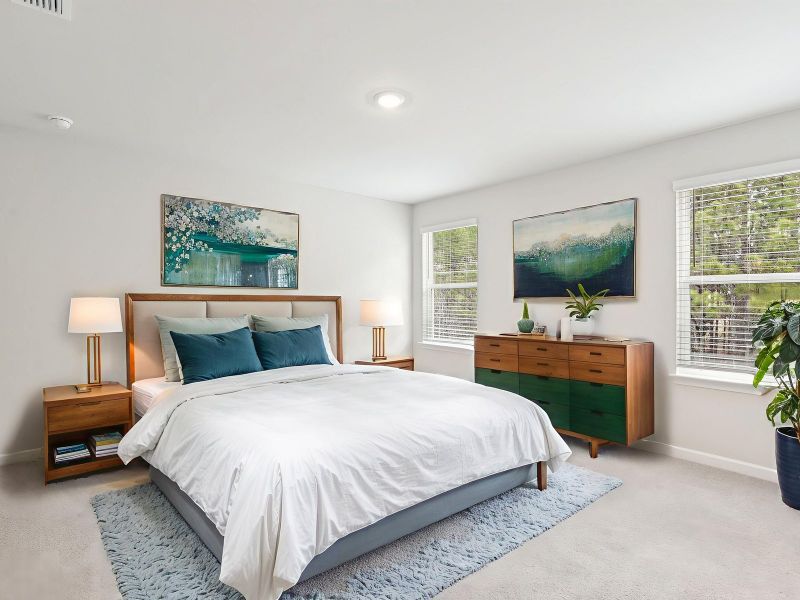 Furnished interior view inside a new home in Ivey Township, Dallas (Image 10).