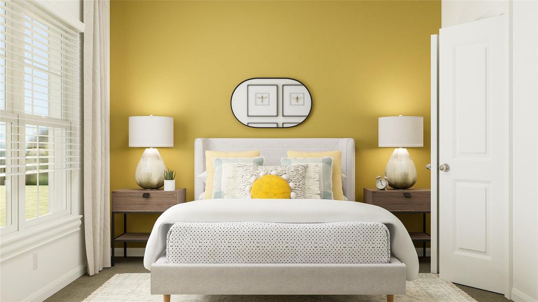 Furnished interior view inside a new home in Lively Ranch: Brookstone Collection, Georgetown (Image 4).