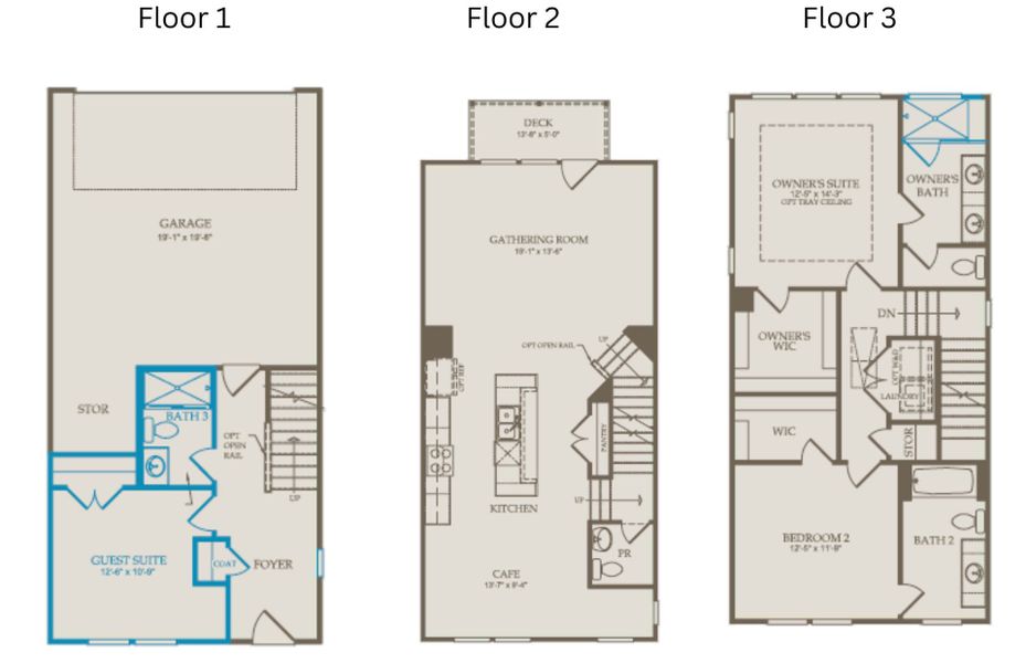 2D floor plan layout of this home in Everton, Durham, NC (Image 3).
