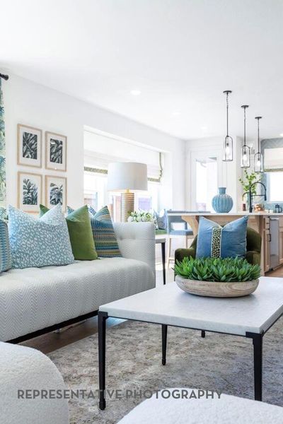 Furnished interior view inside a new home in Pomona, Manvel (Image 35).