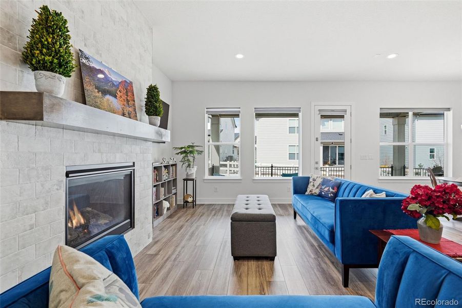 Furnished interior view inside a new home in , Parker (Image 15).