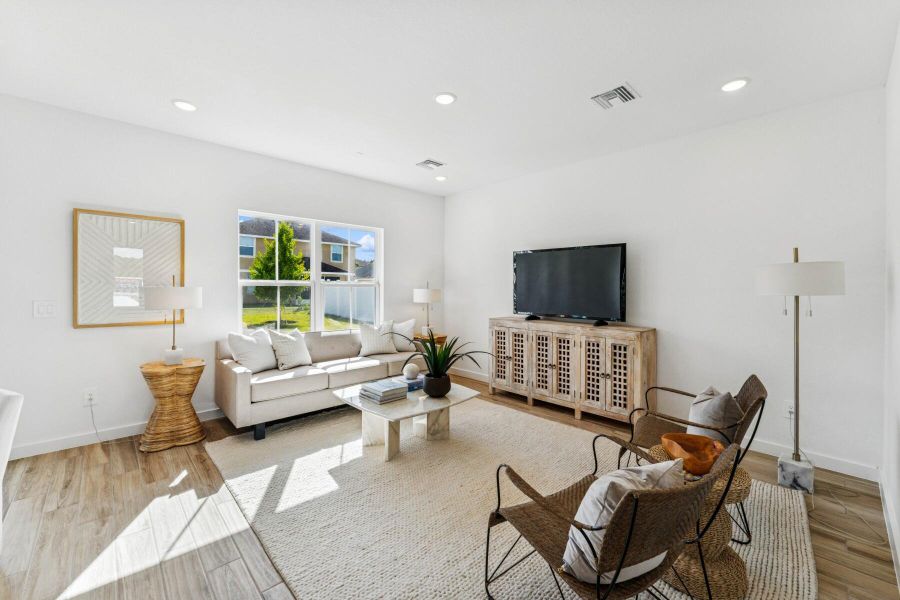 Furnished interior view inside a new home in , Fort Pierce (Image 5).