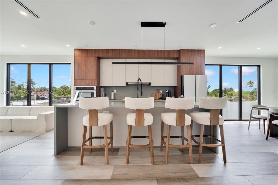 Furnished interior view inside a new home in , Hollywood (Image 6).