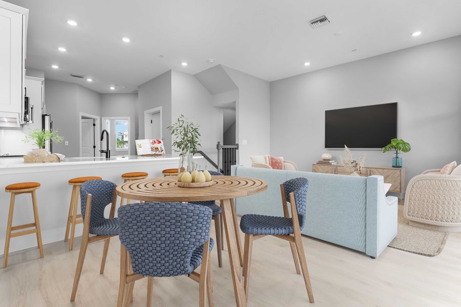 Representative furnished interior of a home built from the Miramar by Taylor Morrison in Seahaven, Punta Gorda (Image 10).