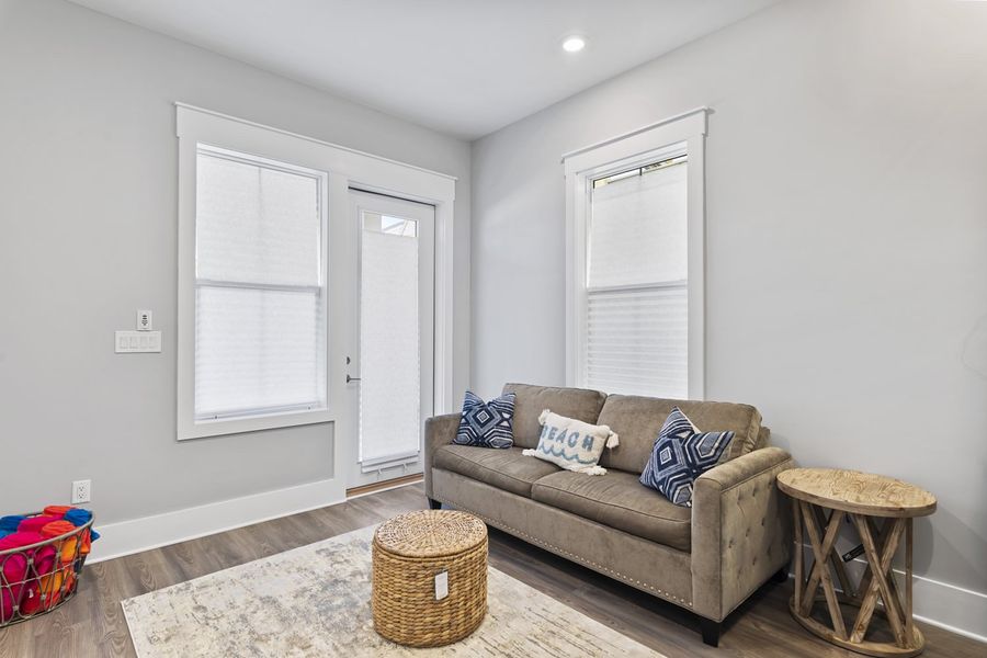 Representative furnished interior of a home built from the The Heron 20 by Brock Built in Twin Palms, Inlet Beach (Image 19).