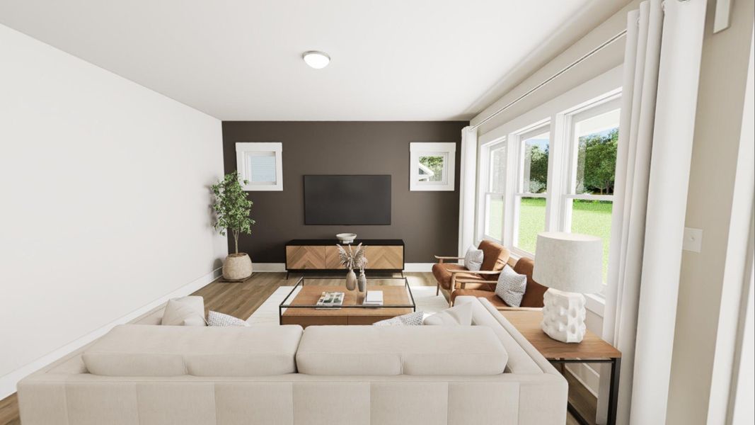 Furnished interior view inside a new home in Havenbrooke, Kernersville (Image 9).