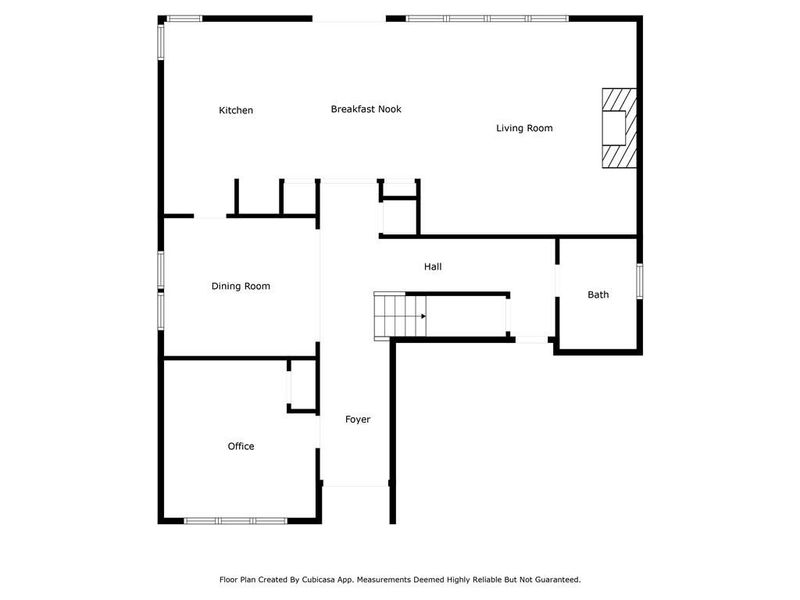 2D floor plan layout of this home in , Dawsonville, GA (Image 3).
