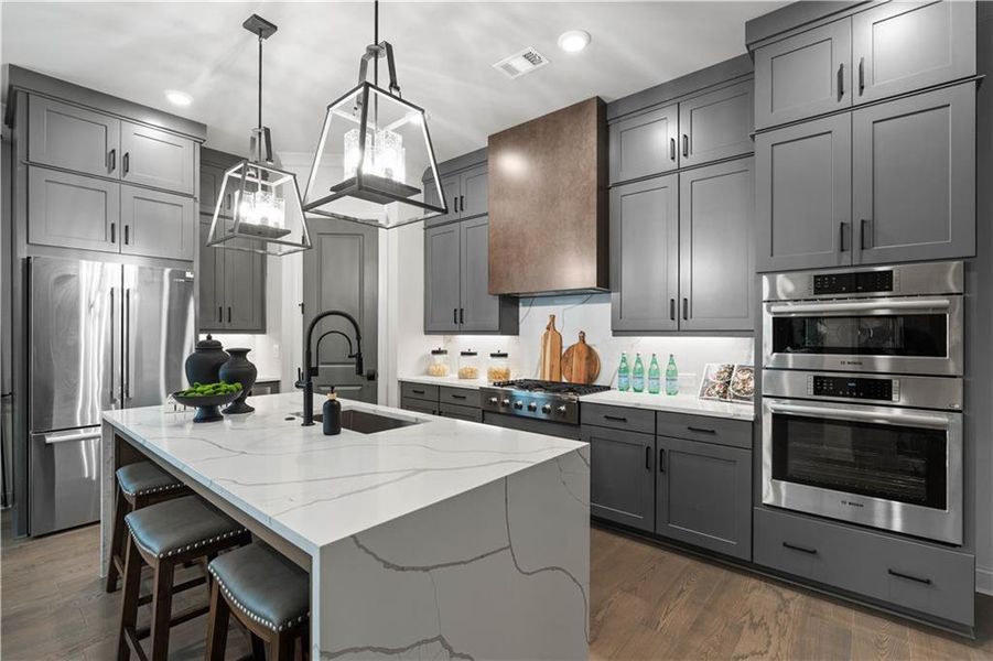 Furnished interior view inside a new home in Palisades, Cumming (Image 22).