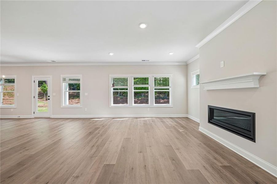 Spacious, unfurnished interior of a new home in Vines at Mill Creek - Legacy Series, Braselton (Image 37). Spacious, unfurnished interior of a new home in Vines at Mill Creek - Legacy Series, Braselton (Image 37).