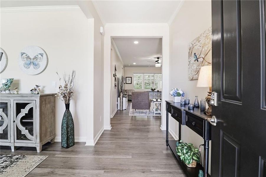 Furnished interior view inside a new home in , Dallas (Image 7).