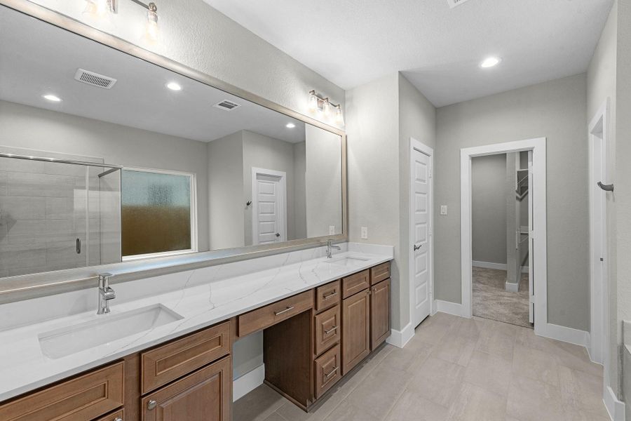 Furnished interior view inside a new home in Morton Creek Ranch, Katy (Image 14).