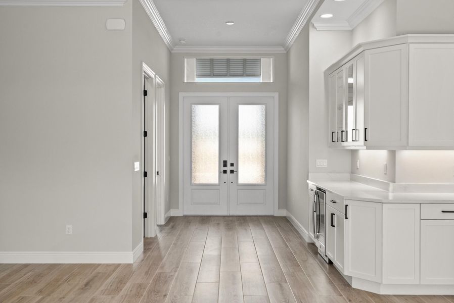 Representative furnished interior of a home built from the Weston Signature by GHO Homes in High Pointe, Vero Beach (Image 17).