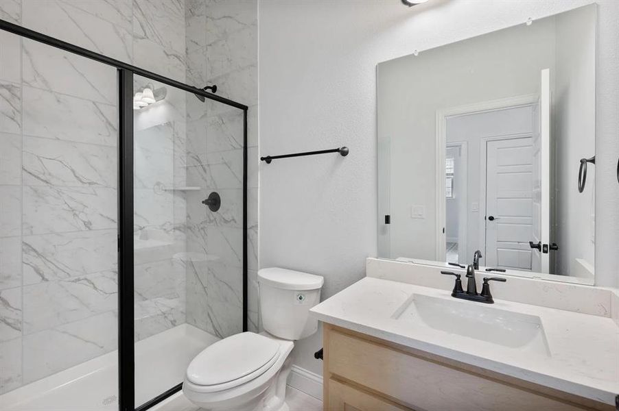 Furnished interior view inside a new home in Estates At Baker Park, Sherman (Image 13).