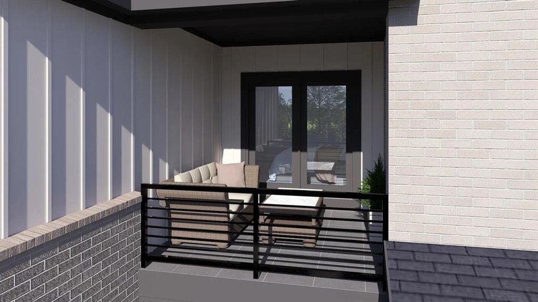 The Balsam Outdoor Living Area The Balsam Outdoor Living Area