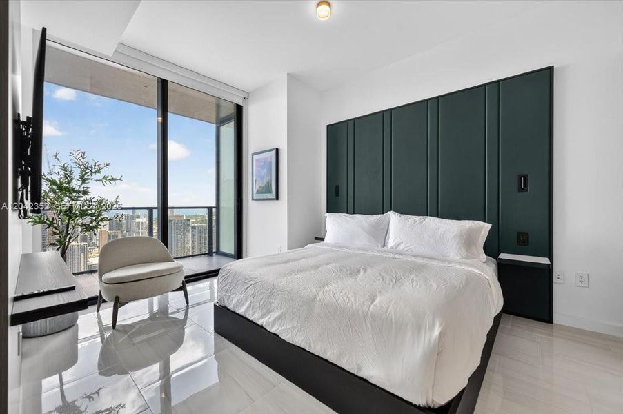 Furnished interior view inside a new home in , Miami (Image 6).