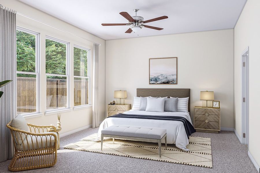 Furnished interior view inside a new home in Arbor Collection At Park Central, Georgetown (Image 11).