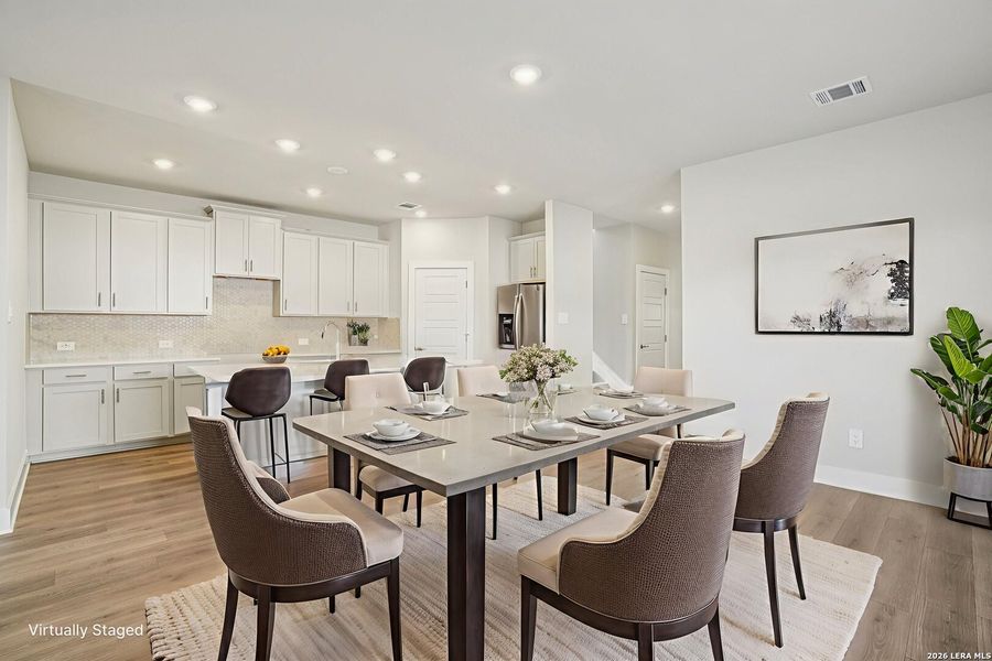 Furnished interior view inside a new home in Carmel Ranch, Schertz (Image 12).