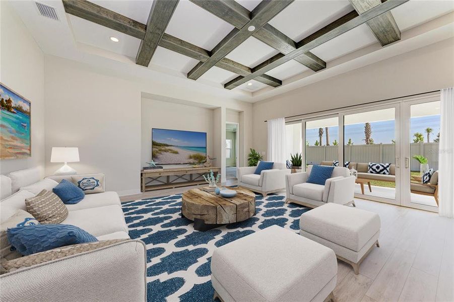 Furnished interior view inside a new home in Oakfield, Parrish (Image 4).