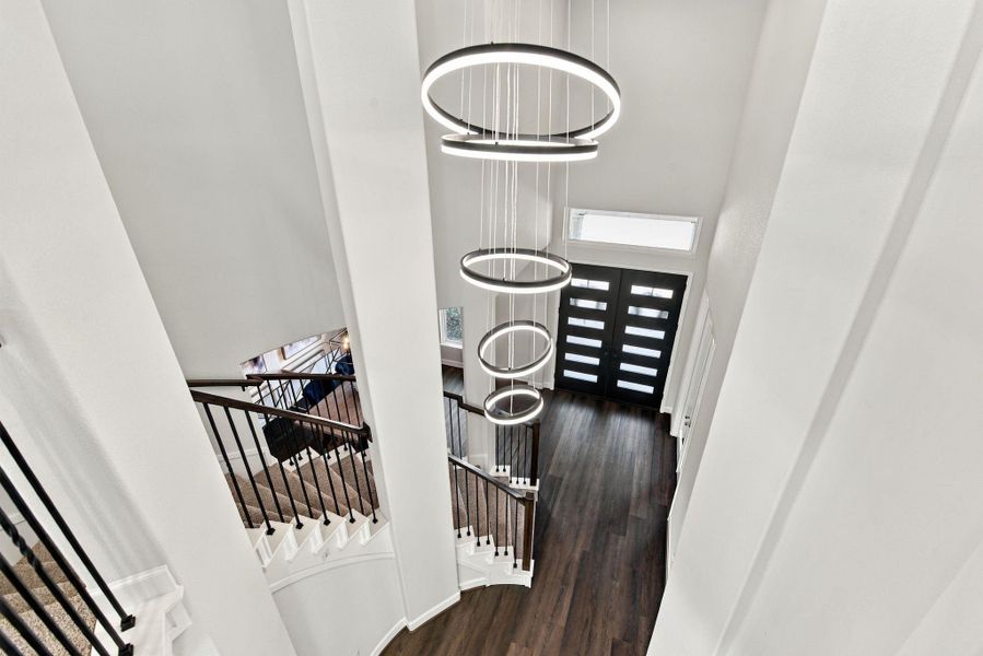 Furnished interior view inside a new home in The Highlands, Porter (Image 38).