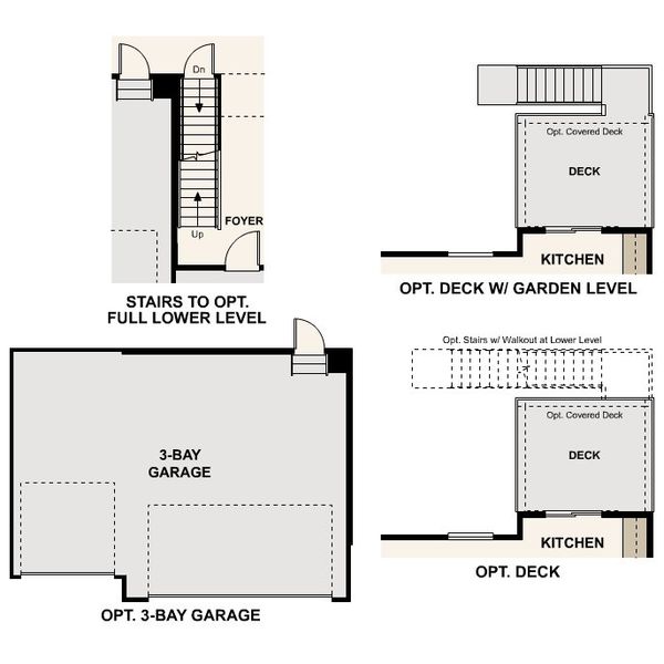 2D floor plan layout of this home in The Overlook at Johnstown Farms, Johnstown, CO (Image 3).