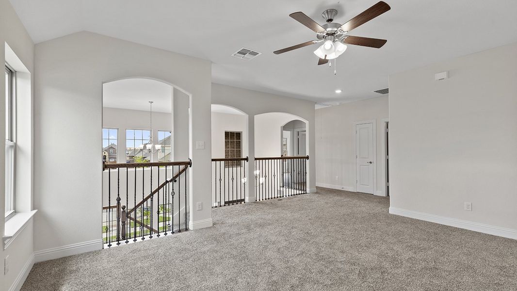 Representative unfurnished interior of a home built from the Hampton by D.R. Horton in Morning Ridge, Princeton (Image 7).