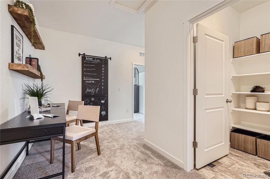 Furnished interior view inside a new home in , Arvada (Image 8).
