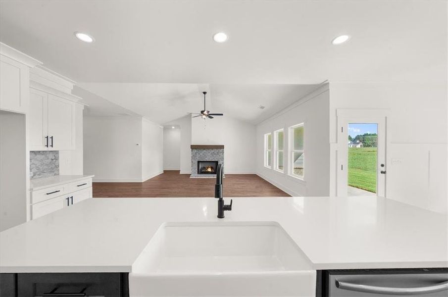 Furnished interior view inside a new home in , Cumming (Image 7).