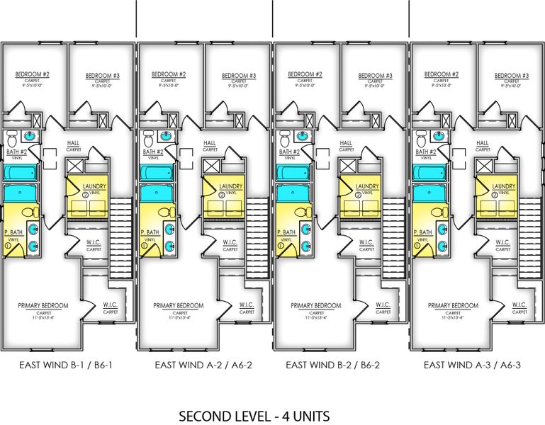 Second Level - 4 Units