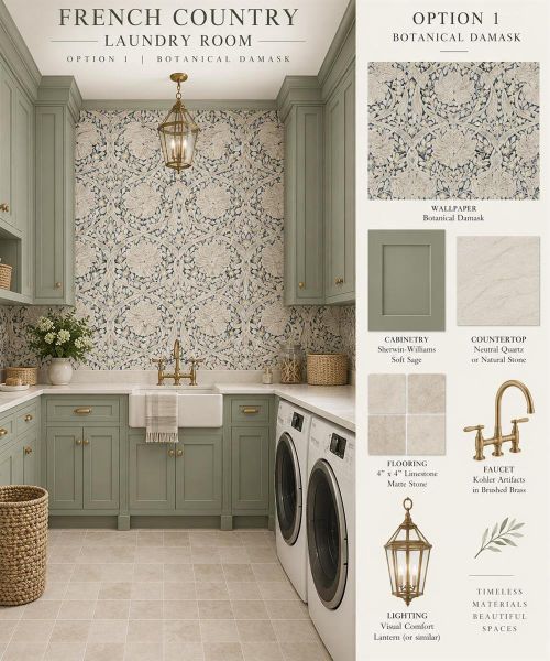 Laundry Room Rendering