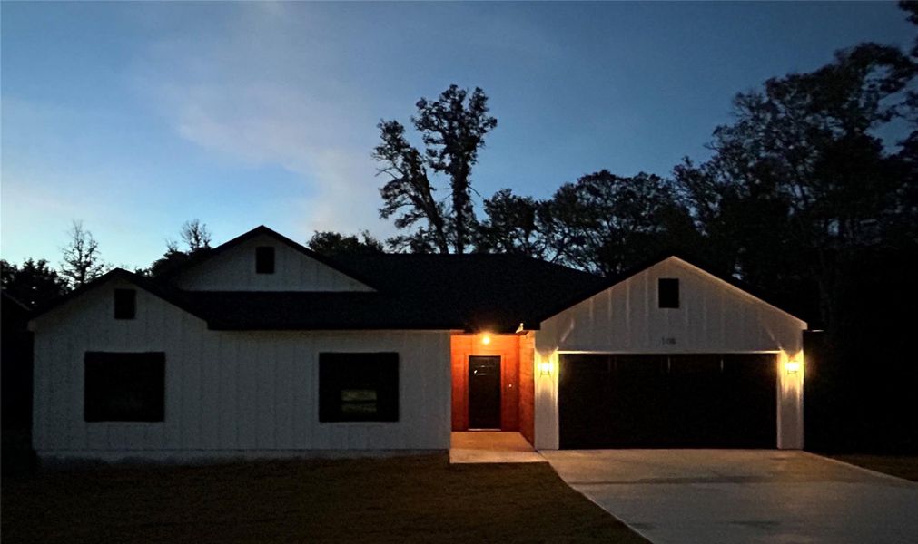 Front exterior of a new home in , Bastrop, TX, highlighting curb appeal (Image 1). Front exterior of a new home in , Bastrop, TX, highlighting curb appeal (Image 1).