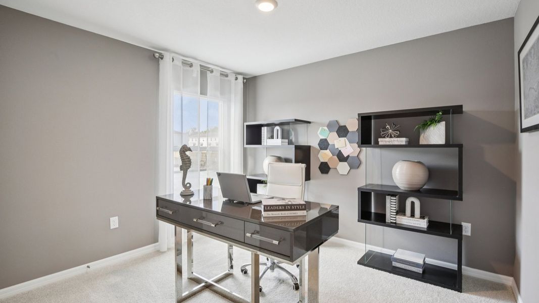 Furnished interior view inside a new home in Berry Bay, Wimauma (Image 16).