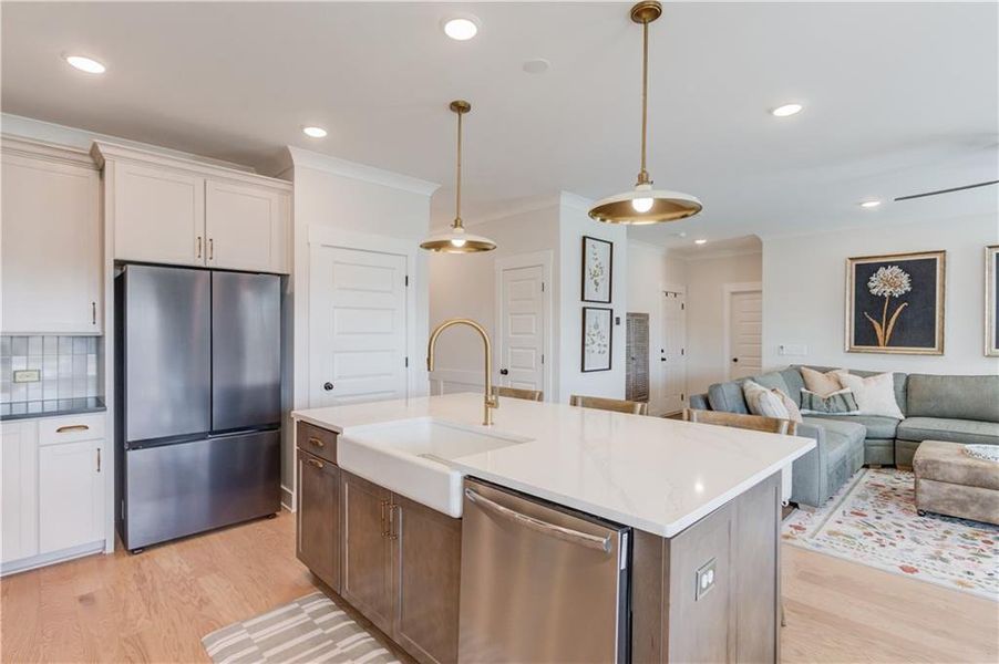 Furnished interior view inside a new home in Cambridge, Flowery Branch (Image 32).