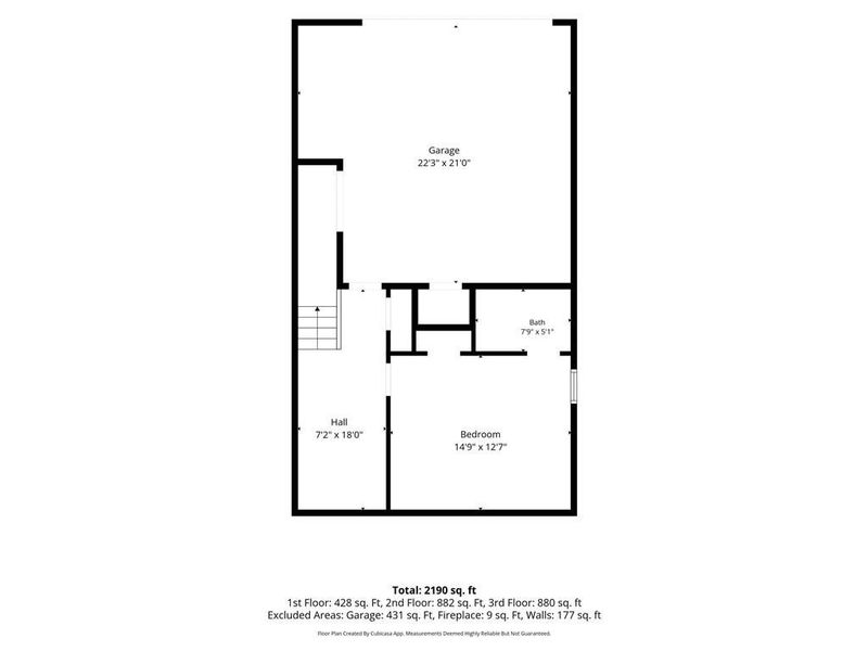 2D floor plan layout of this home in , Cumming, GA (Image 5).