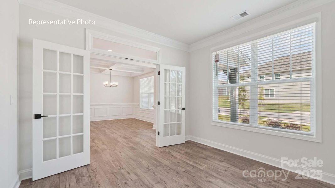 Spacious, unfurnished interior of a new home in Sanctuary at Southgate, Indian Trail (Image 17). Spacious, unfurnished interior of a new home in Sanctuary at Southgate, Indian Trail (Image 17).