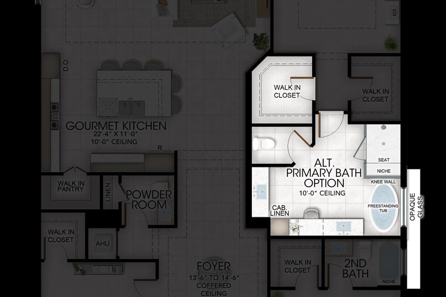 2D floor plan layout for the Barbados by GL Homes in Valencia Del Mar, Boynton Beach, FL (Image 5). 2D floor plan layout for the Barbados by GL Homes in Valencia Del Mar, Boynton Beach, FL (Image 5).