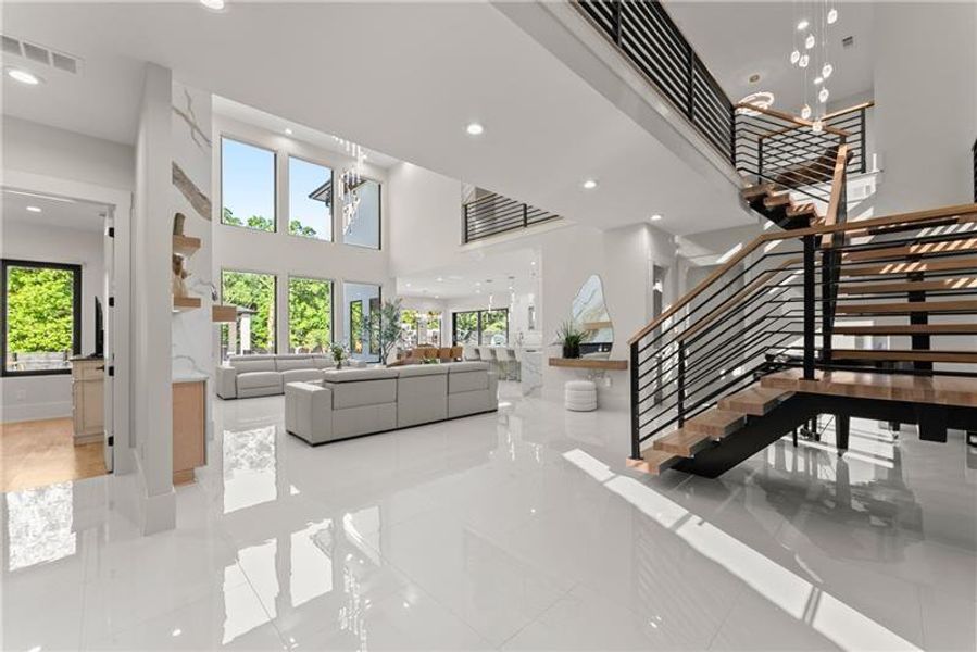 Furnished interior view inside a new home in , Lawrenceville (Image 88).