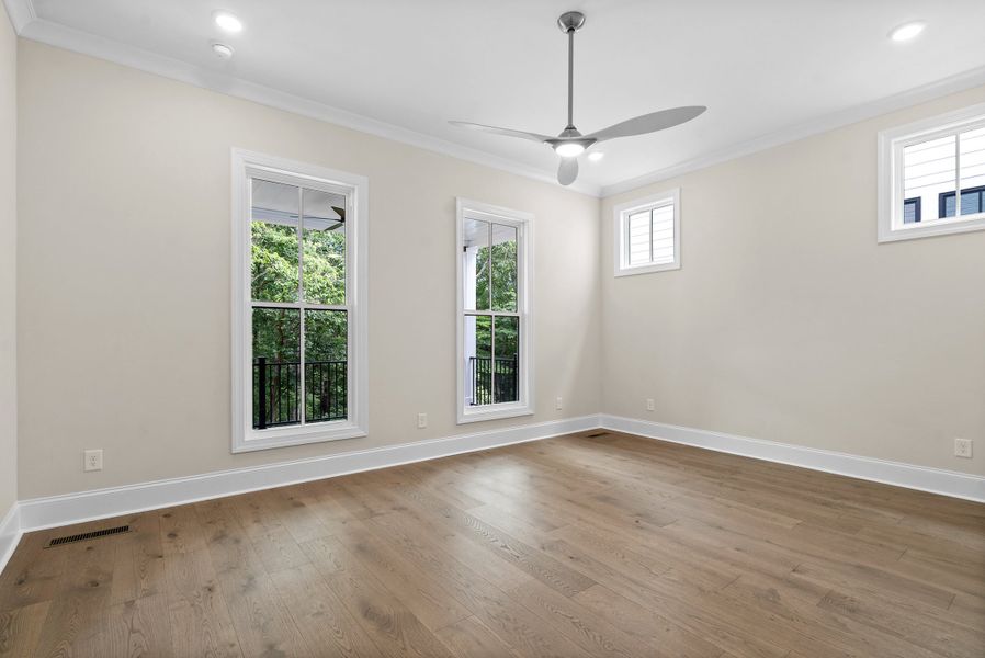 Representative unfurnished interior of a home built from the The Olmstead II by The Providence Group in Waterside Single Family, Peachtree Corners (Image 24).