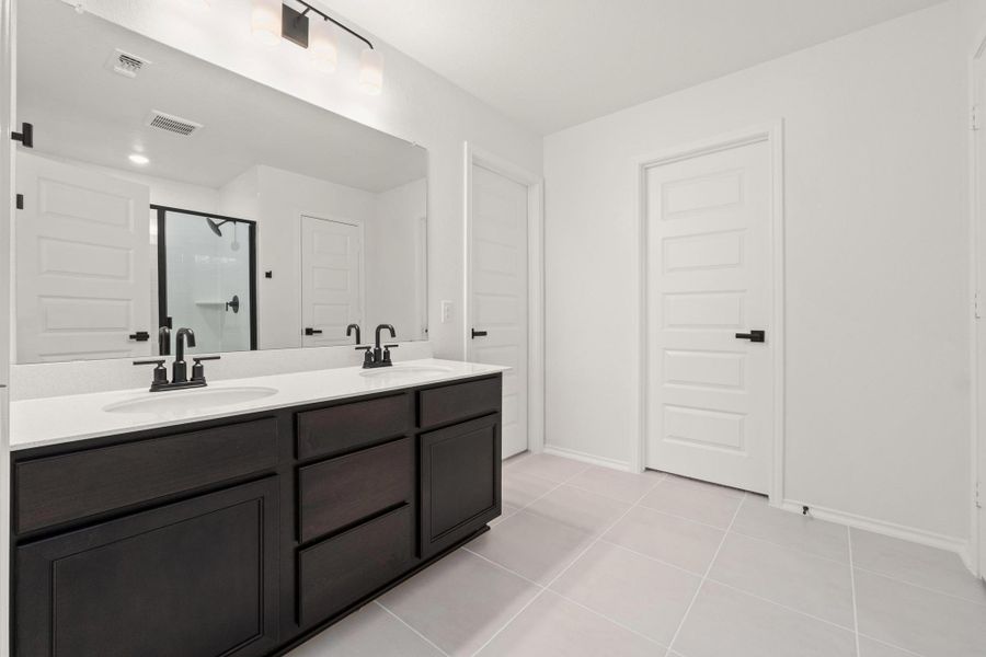 Furnished interior view inside a new home in Salerno - Heritage Collection, Round Rock (Image 6).