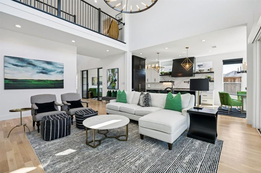 Furnished interior view inside a new home in , Prosper (Image 18). Furnished interior view inside a new home in , Prosper (Image 18).