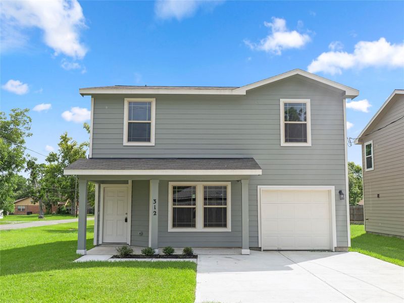 Exterior details and patio area of a home in , Sweeny (Image 1). Exterior details and patio area of a home in , Sweeny (Image 1).