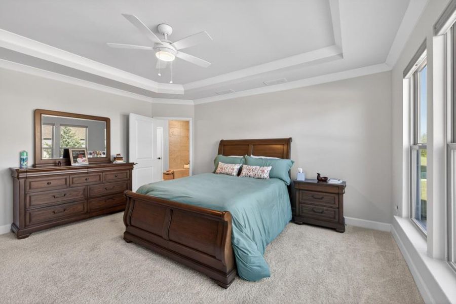 Furnished interior view inside a new home in Del Webb Chateau Elan, Hoschton (Image 35). Furnished interior view inside a new home in Del Webb Chateau Elan, Hoschton (Image 35).