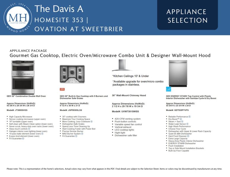 Sample of building materials used in homes in Ovation at Sweetbrier, Durham (Image 12). Sample of building materials used in homes in Ovation at Sweetbrier, Durham (Image 12).